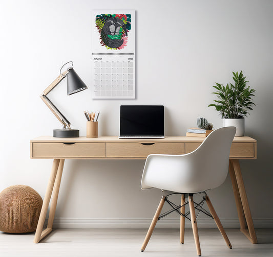 CALENDARIO DE PARED CUADRADO - Inglés