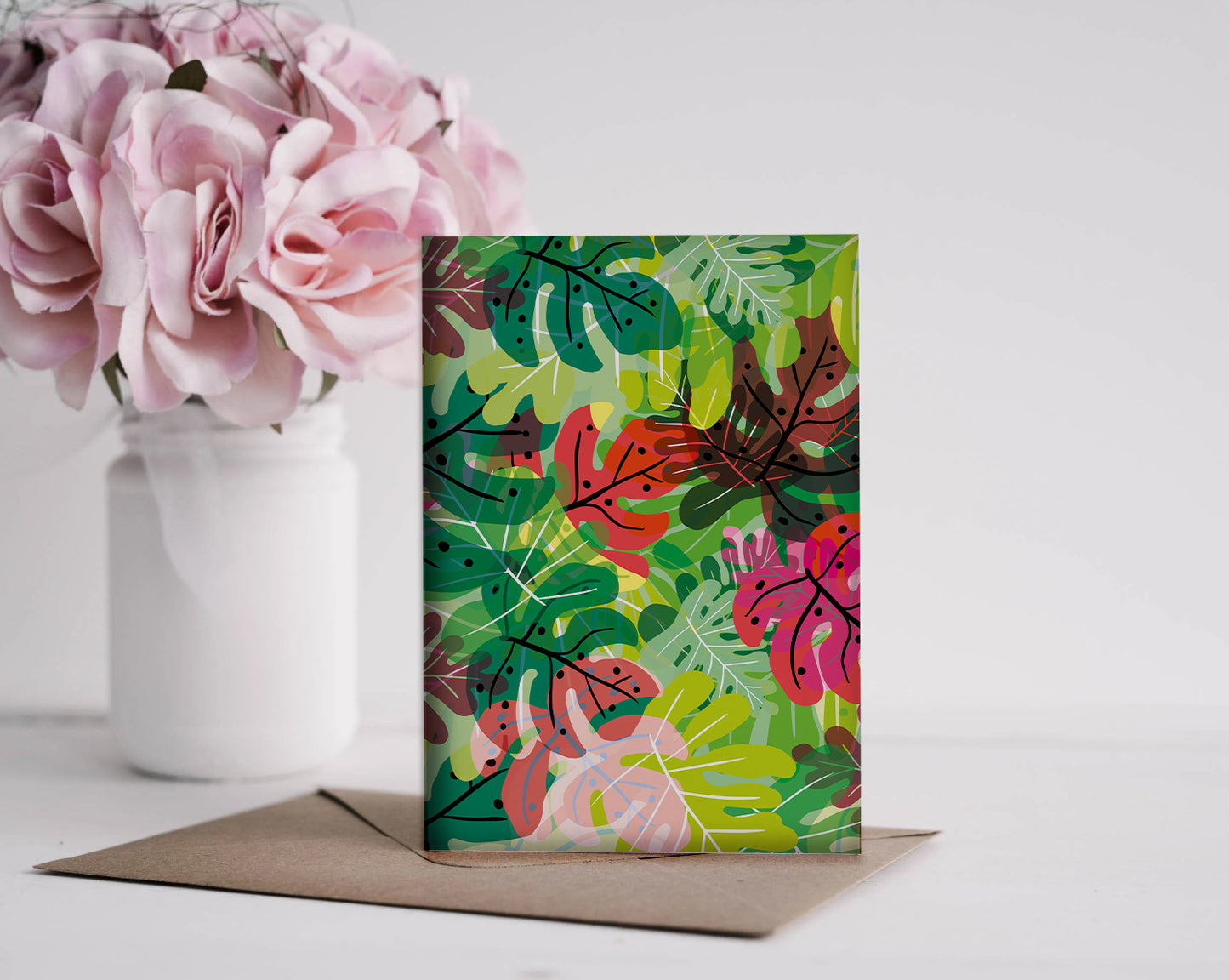 SET OF 10 GREETING CARDS - 18 x 13 cm - 7" X 5"